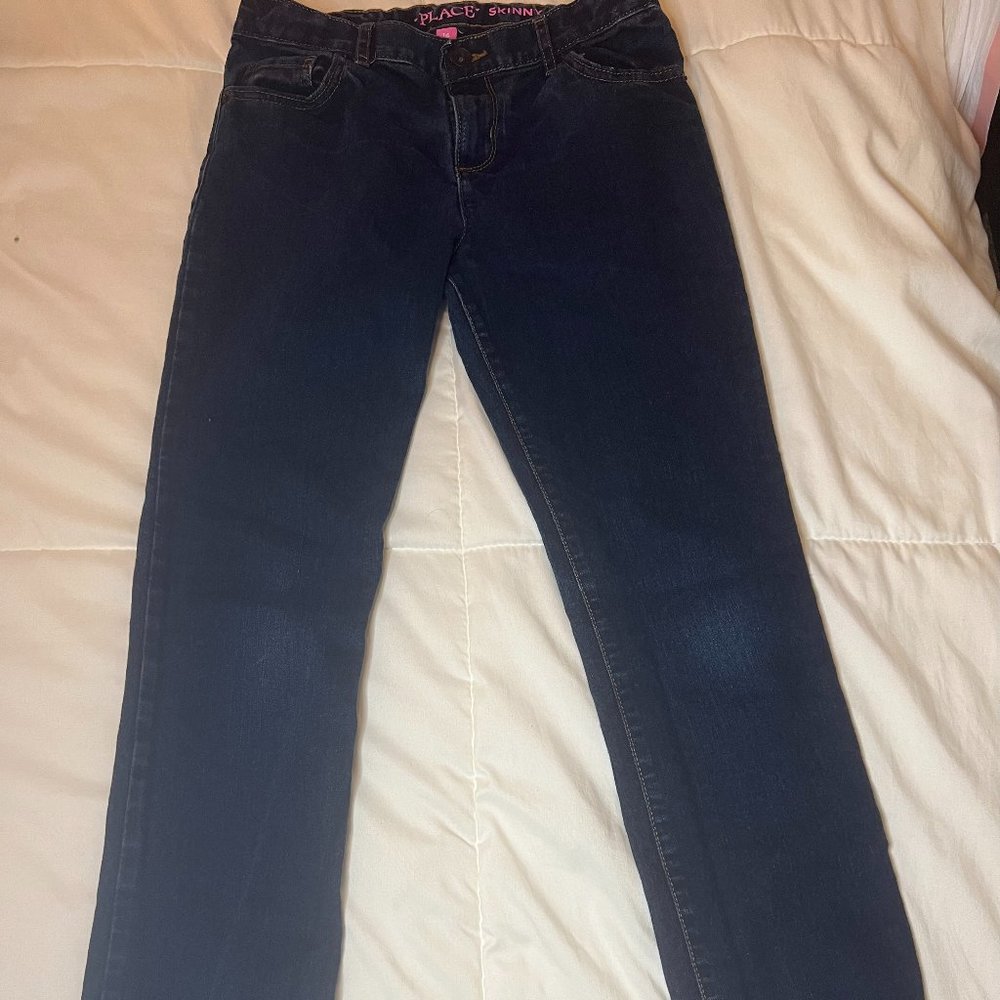 Dark blue jeans, Size 14 in kids <3